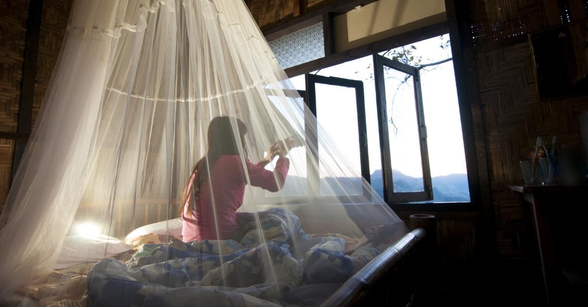 Ang treated mosquito net ay ginagamit upang bigyan ng proteksyon ang mga tao at hayop mula mula sa mga lamok, langaw, at iba pang peste.