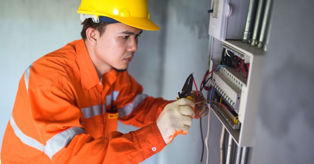 Construction electricians oversee the installation, examination, and maintenance of electrical wiring in a given building.